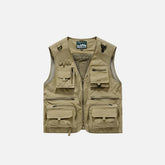 Multi-Pocket Breathable Cargo Vest