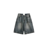 Vintage Denim Cargo Shorts