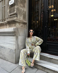 SOMO - Vintage Printed 2 Piece Set