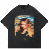 Y2K Blurry Image Graphic Oversized T-Shirt