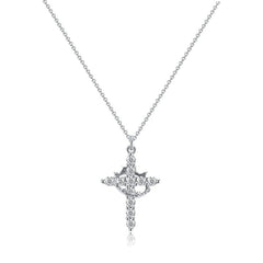 Crown Cross Necklace
