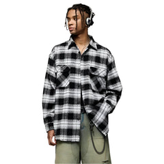 Greyish Black Loose Shacket