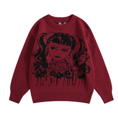 Angry Anime Girl Sweater