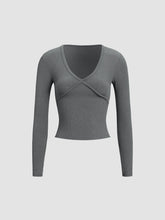 Classic V-Neck Long Sleeve Shirt