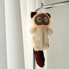 Cat Plush Stationary Case