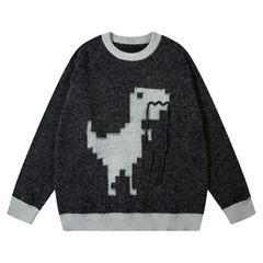 Dino Vibe Knit Sweater