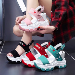 'Fashion' Platform Wedge Sandals