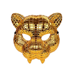 Gold Leopard VIP Costume Mask