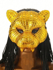 Gold Leopard VIP Costume Mask
