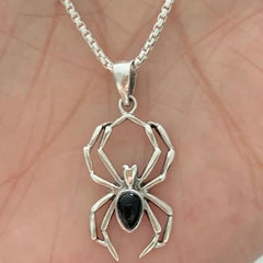 Y2K Spider Pendant Necklace