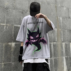 Devil Printed Oversized T-Shirt