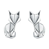 Fox Silver Earrings