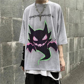 Devil Printed Oversized T-Shirt