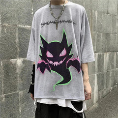 Devil Printed Oversized T-Shirt