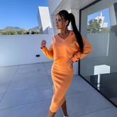 Andrineâ„?Casual Sweatshirt and Dress Set