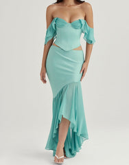 Isabella & Lila Jade Ruffle 2-Piece Set