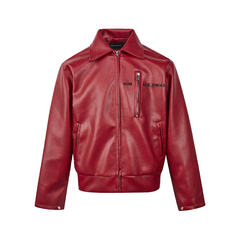 Loving is Hard Leather Jacket