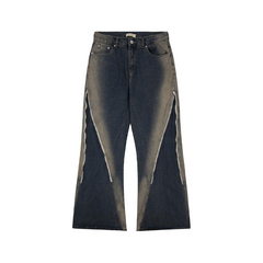 Micro Flared Wide Leg Jeans