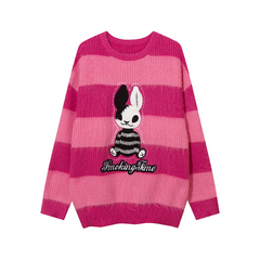 Noir Bunny Loose Sweater