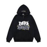 Floral Letter Printed Hoodie