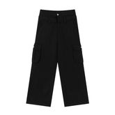 Retro Double Waist Camouflage Cargo Pants