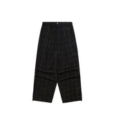 Vintage Plaid Wide Leg Pants