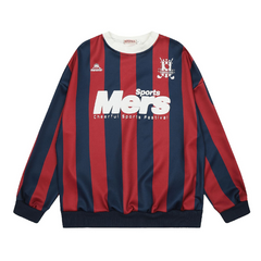 Retro Striped Sports Top