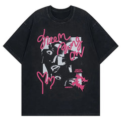 Women's Face Printed T-Shirt