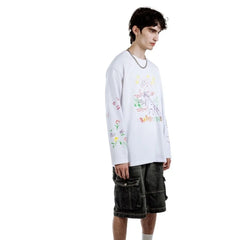 Scratch Cartoon Vibe Oversized Sweater