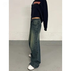 Y2K Retro Women's Wide Leg Jeans