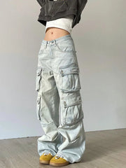 Y2K High-Waisted Women's Baggy Cargo