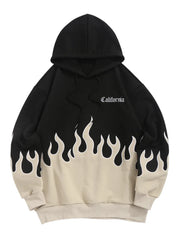 Sunset Blaze Embroidered Hoodie