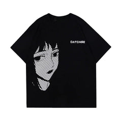 Y2K Anime Girl Oversized Women's T-Shirt