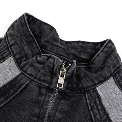 Shadow Stripes Denim Jacket