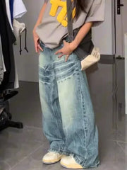 Aesthetic Blue Denim Jeans