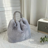 Soft Faux Rabbit Women's Bag