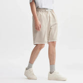 Casual Straight-Leg Cropped Short