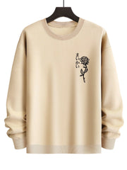 Sakura Rose Crew Neck Sweatshirt