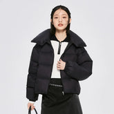 Solid Color Women's Puffer Jacket