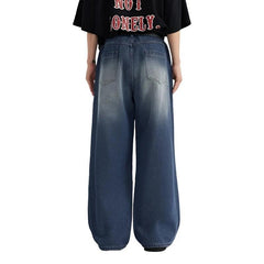 Blue Baggy Loose Denim Jeans