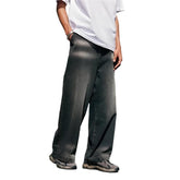 Washed Urban Wide Jeans