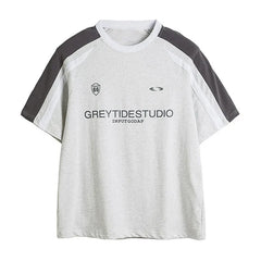 Retro Racing Loose Letter T-Shirt