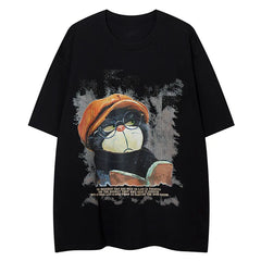 Casual Classy Cat Oversized T-Shirt