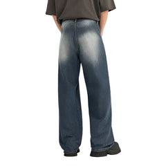 Retro Classic Washed Denim Jeans