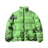 Comics Graffiti Winter Warm Puffer Jacket
