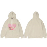 Pink Heart Mountain Hoodie