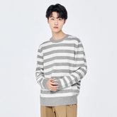 Simple Classic Striped Knitted Sweater