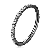 IceLink Twist Sapphire Eternity Band