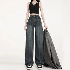 Baggy Vintage Straight Denim Jeans