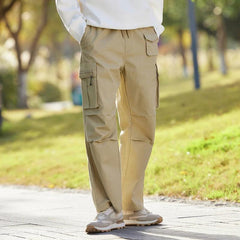 Casual Solid Color Simple Straight Pant